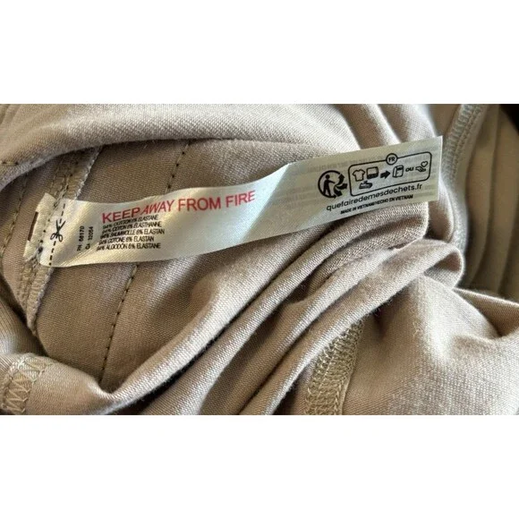 Free People Movement Hot Shot Kick Flare Yoga Pants Ice Coffee Combo Tan Blue XS - Picture 10 of 12